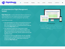 Tablet Screenshot of flight-sheets.com